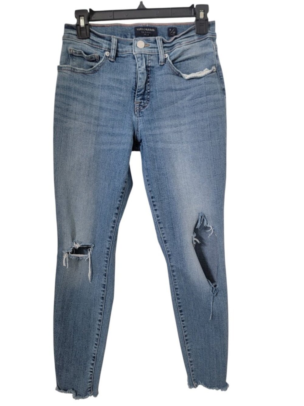 Lucky Brand Size 8/29 Mid RIse Ave Super Skinny Denim Blue Jeans